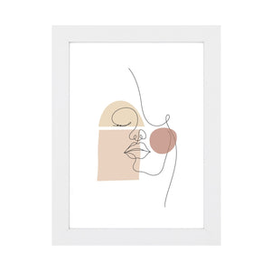 Lea fotolijst 13x18 cm wit