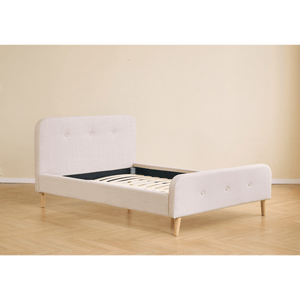 Christian bedframe in beige 140x200 cm