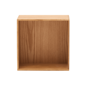 Rumi wandplank 33x20x33 cm in eikenhout incl. muurbeugel