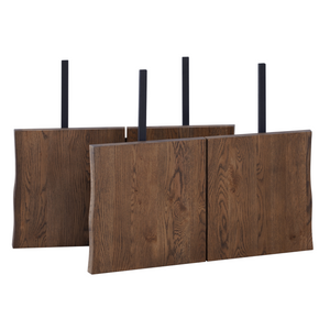 Susan/Molly/Esther - Extra Platen (2 Stuks) Voor Eikenhouten Tafelblad - Gerookt eiken