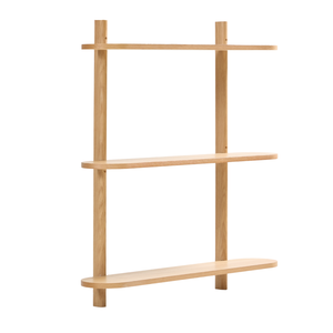 Juliet eiken wandplank met 3 planken H:100 x D:22 x B:90 cm