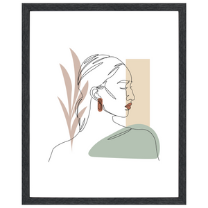 Lea fotolijst 40x50 cm in zwart