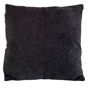 Ellen sierkussen - Donkergrijze fluweel 45x45 cm