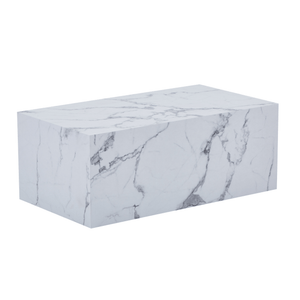 Maxine salontafel wit marmer look 90x50 cm