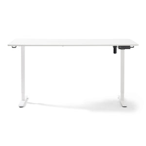Damian in hoogte verstelbare tafel 160x80 cm in wit