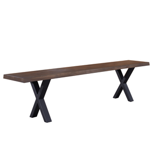 Susan eettafelbank - Gerookt eiken