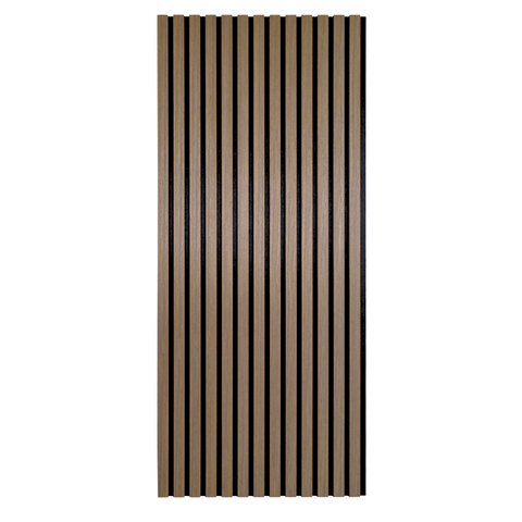 Akoestisch paneel in gerookt eikenfineer 1200x520x18 mm
