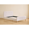Christian-bedframe in beige, 140 x 200 cm, exclusief lattenbodem en matrassen