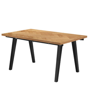 Madelina visgraattafel 150x90 cm - Gelakt eikenfineer