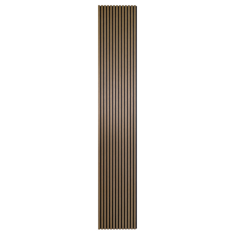 Akoestisch paneel in gerookt eikenfineer 3000x520x18 mm