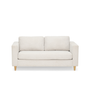 Hildur - tweezitsbank in beige L: 160 x D: 84 x H: 78 cm