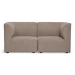Emilia - Modulaire bank in zand 2 modules L: 158 x D: 79 x H: 72 cm