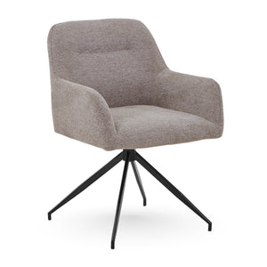 Ofelia Eetkamerstoel - Zand Met 360 Graden Draaifunctie