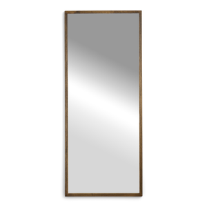 Elvira spiegel 120x50 cm met houten lijst in gerookt eiken