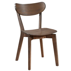 Rory Eetkamerstoel - Houten stoel in gerookt eikenfineer