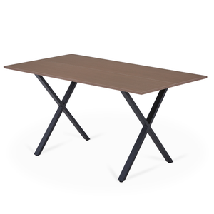 Marly Plank tafel in gerookt eikenfineer 150x80x75 cm