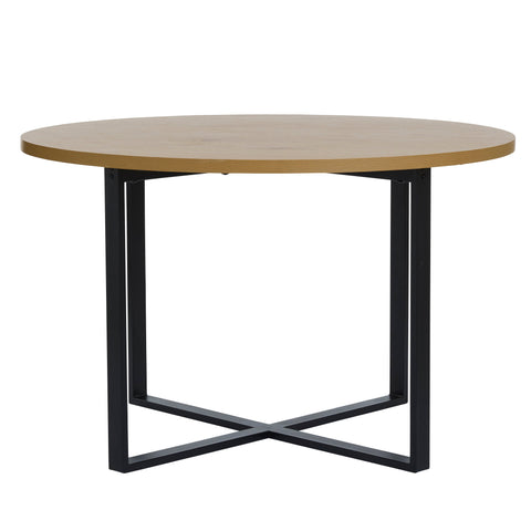 Lugo eettafel in eiken look Ø120 CM