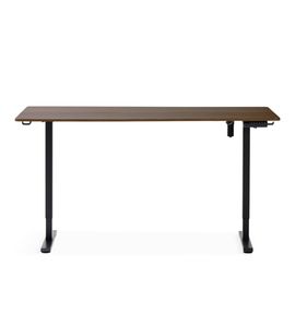 Damian in hoogte verstelbaar bureau 160x80 cm in gerookt eikenfineer