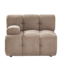 Lilie linkermodule in zandkleur - L: 95 x D: 95 x H: 64 cm