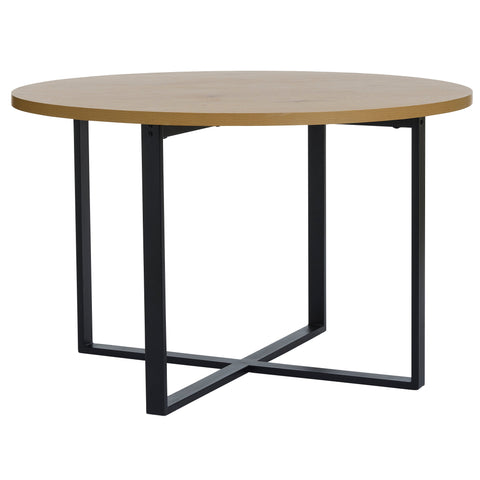 Lugo eettafel in eiken look Ø120 CM