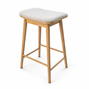 Tobi barkruk 42x36x65 cm in eikenhout