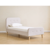 Christian bed in beige 90x200 cm incl. bedlatten en matrassen