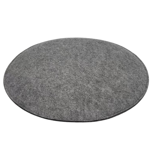 Bonnie - Rond zitkussen van grijs vilt