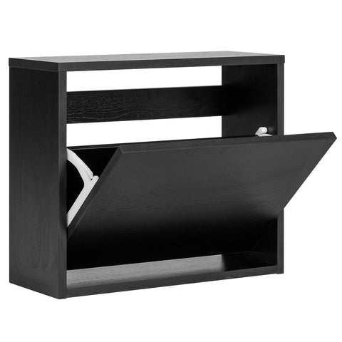 Amy schoenenkast - zwart met 1 deur