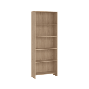 Maddie boekenkast met 5 planken in eiken 175,5x66x25,5 cm