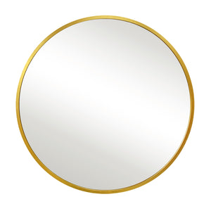 Julia ronde spiegel met messing/gouden lijst Ø50 cm