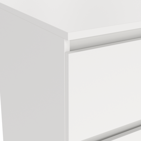 Maise ladekast H:114 x B:65 x D:41 cm met 5 laden in wit