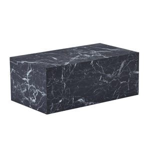 Maxine salontafel zwart marmer look 90x50 cm