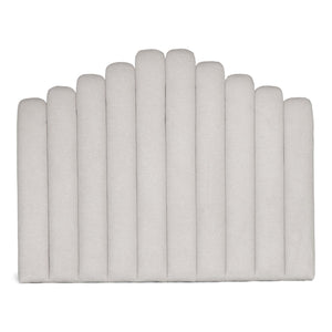Viola hoofdbord 180x143 cm in beige textiel