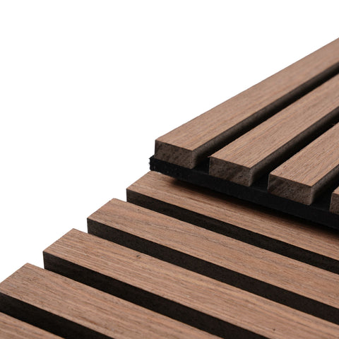 Akoestisch paneel in gerookt eikenfineer 3000x520x18 mm