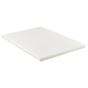 Henry witte bovenste matras van PU-schuim 140x200x4 cm