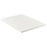 Premium Aksel witte topmatras van traagschuim 180x200x7 cm