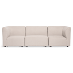 Emilia - Modulaire bank in beige met 3 modules L: 243 x D: 79 cm x H: 72 cm