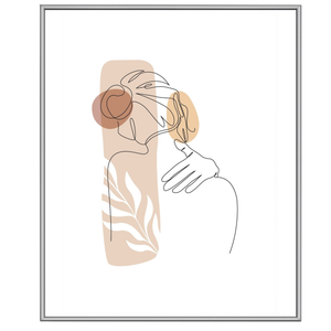 Malina fotolijst PVC glanzend Staal 50x70 cm