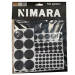 Filtpads/meubelpads voor vloerbescherming (125 stuks/pak)