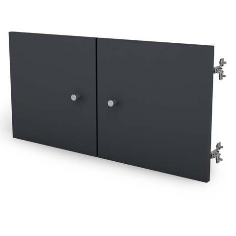 Flora kastdeuren (2 deuren) - Grijs