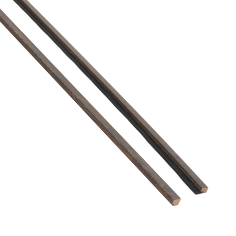 Afwerkingslijsten voor akoestische panelen in gerookt eikenfineer 2400x45x18 mm - Rechts & links (2 stuks)