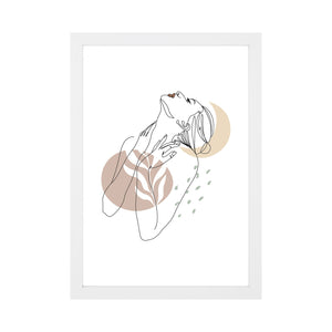 Lea - fotolijst 21x30 cm wit