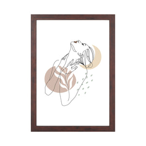 Lea - fotolijst 21x30 cm  gerookt hout