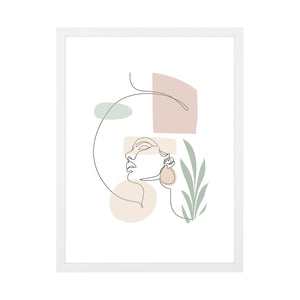 Lea - fotolijst 30x40 cm wit