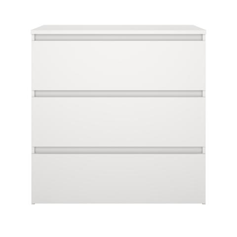 Maise commode 70x70x41 cm met 3 laden in wit