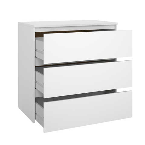Maise commode 70x70x41 cm met 3 laden in wit