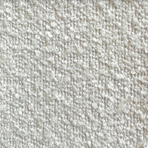 Malou - Off White Boucle stofstaal