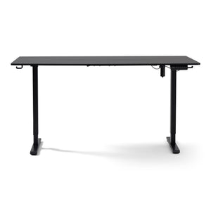 Damian in hoogte verstelbare tafel 160x80 cm in zwart